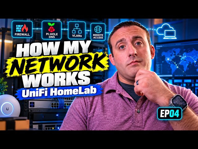 How My HomeLab Network Is Actually Built | UniFi VLANs, Pi-hole, Firewall & Remote Access