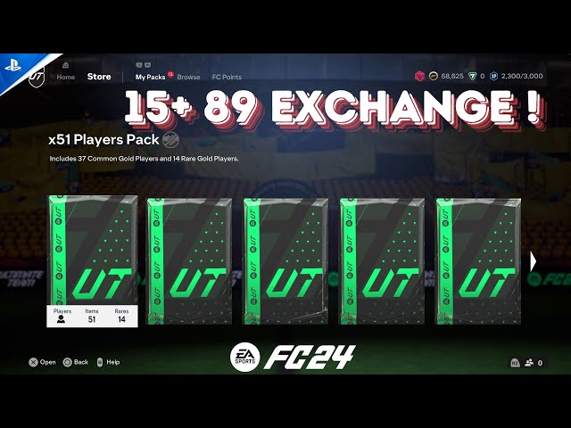 I Crafted and Opened 15+ 89 Duplicate Exchange Packs! FC 24 Ultimate Team!