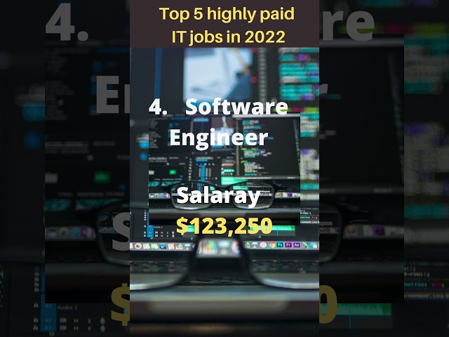 Top 5 highly paid IT jobs in 2022 💥