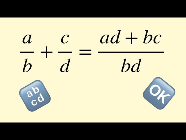 Algebraic fractions