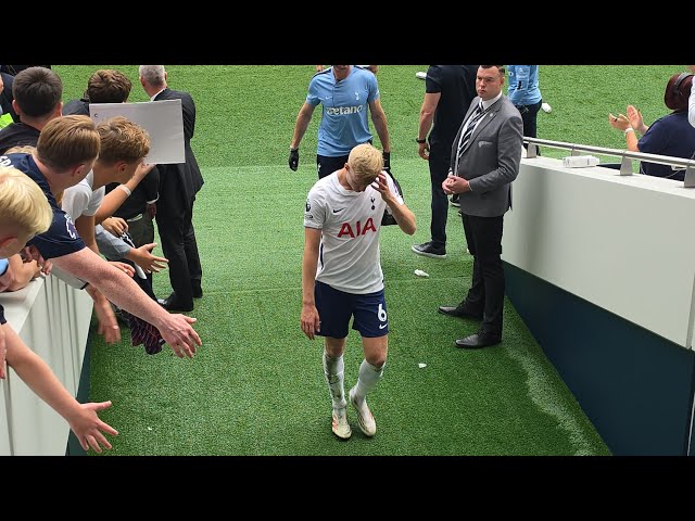 FULL-TIME: Tottenham 2-3 Aston Villa: The Players After the Final Whistle: De Zerbi Down the Tunnel