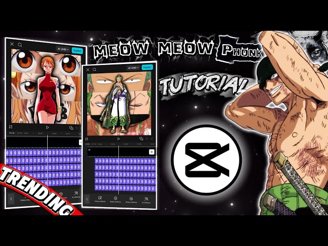 How To Edit The "Meow Meow Phonk" Trend On CapCut | MEOW MEOW PHONK Edit
