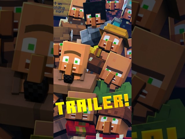 VILLAGERS can TALK!? We made this with the talented people at Oreville Studios! #minecraft