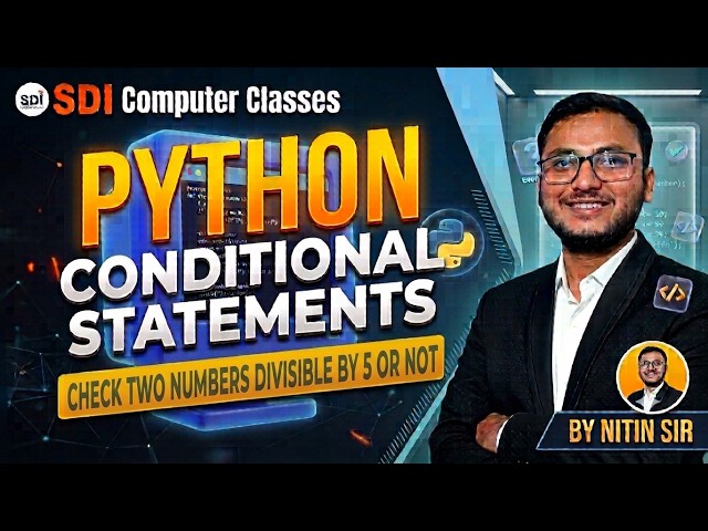 9. Check Two Given Number is Divided By 5 or Not || Python Conditional Statement Program #nitin_sir