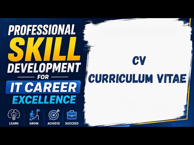 Professional Skill Development for IT Career Excellence | CV  | FYUGP | fifth semester