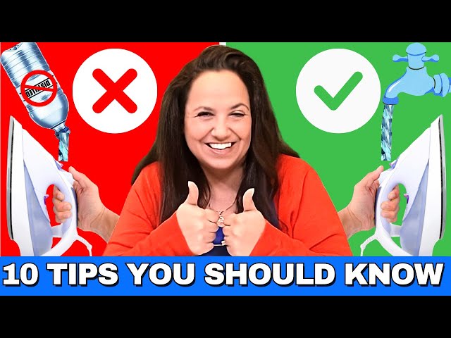 10 Ironing Tips You Need To Know: How To Properly Use Your Iron