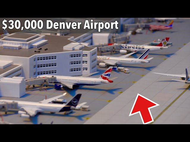 The MASSIVE $30,000 Denver International Airport Replica!