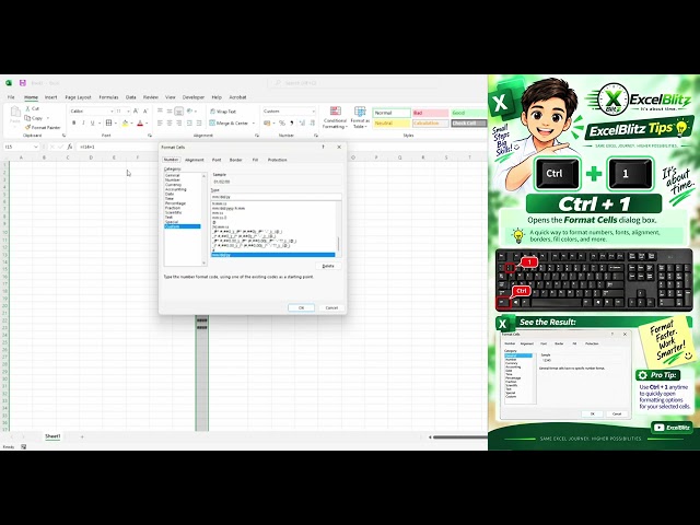Level 1 Excel Tips