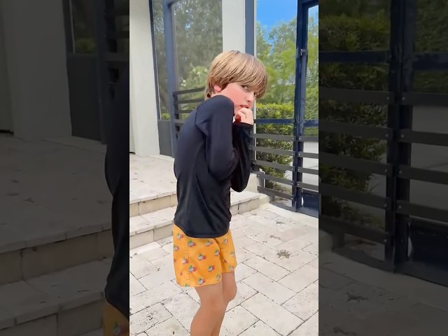 Sister helps little brother ❤️ #funny