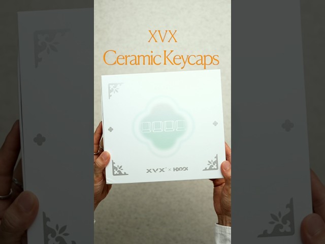 XVX Ceramic Keycaps #unboxing #showcase #keycaps
