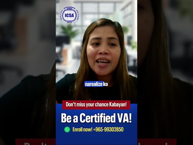 Virtual Assistant Course in Kuwait | Learn Remote Work Skills & Tools | ICSA