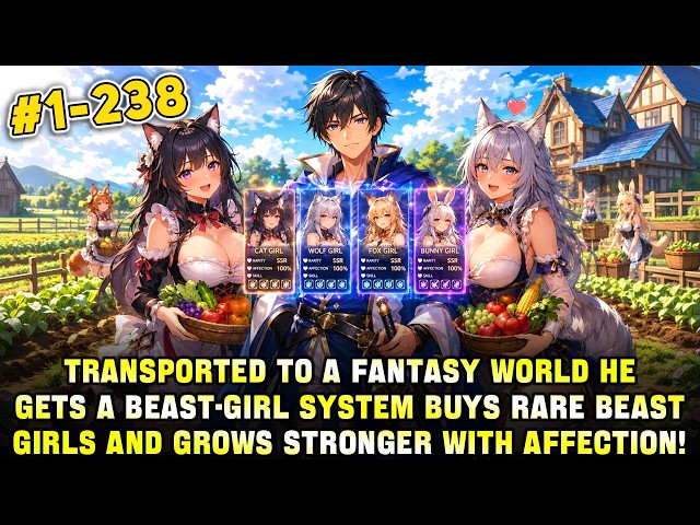 Stuck in a Fantasy World, He Unlocks Beast Girl Encyclopedia System—Now He Has OP Waifus and Chill!