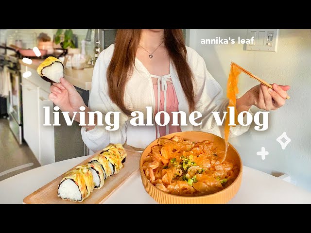 what i eat in a week *realistic* 🍙🍜 korean & japanese fall recipes, days prepping small biz launch