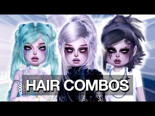 Finally Revealing the BEST Hair Combo's in Dress to Impress... (8 Hair Combos Tutorial)