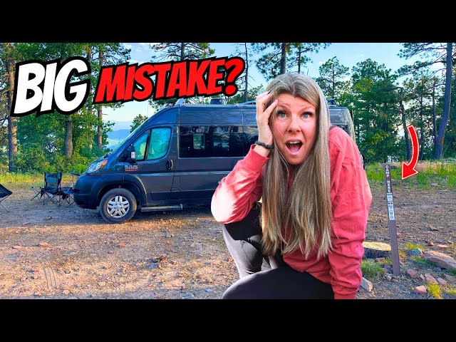 Scary day driving the VAN! (our cabinet starts to fall while DRIVING!)