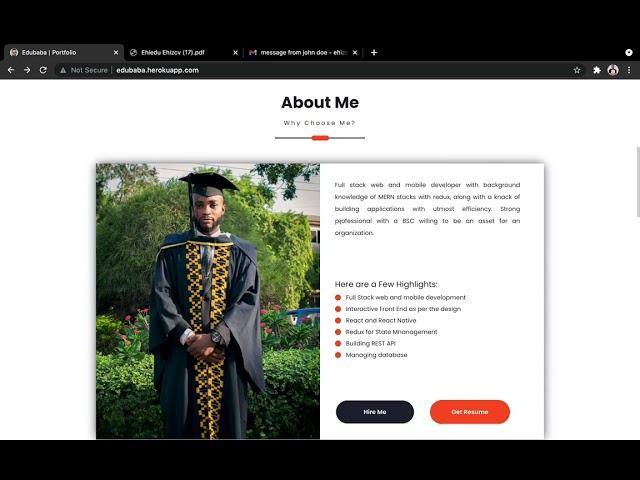 Unlock your potential  How to create a stunning React JS portfolio website