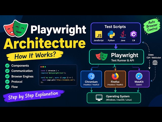 Day 29 Playwright + JS | Playwright | Playwright Architecture