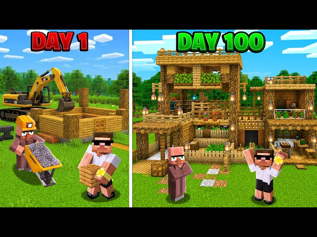 Building My Old House with Doorbin in Minecraft..