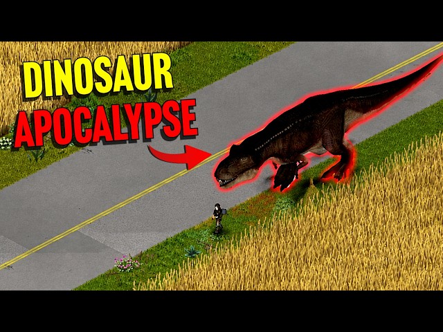 I Added DINOSAURS to Project Zomboid...