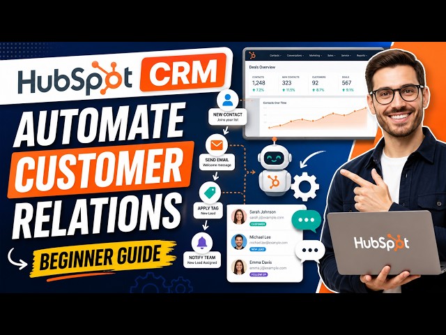 How to automate customer relations with HubSpot CRM - Beginner Guide