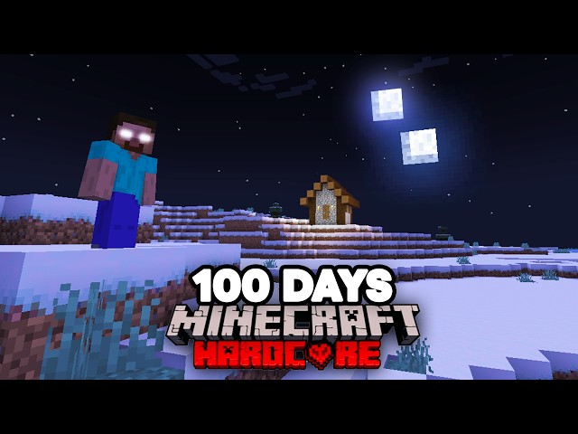 I Survived 100 Days in HORROR Minecraft Hardcore...