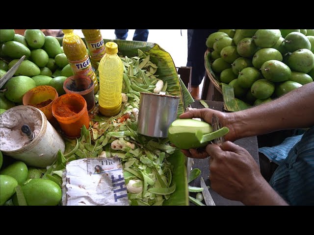 KACHA AAM MASALA: Yummy Green Mango Masala Summer Special  Food  | Indian Street Food