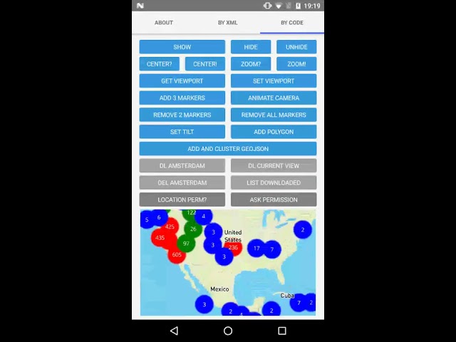 Mapbox NativeScript demo
