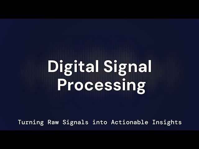 Lecture 1 - Basic Concepts of DSP