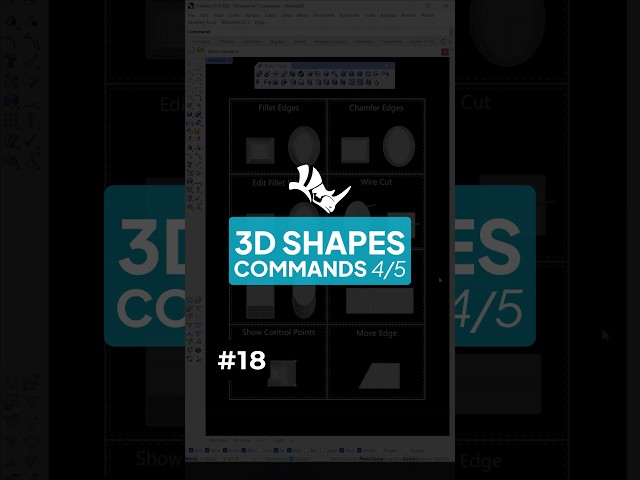 Editing Solid Geometry in Rhino #shorts