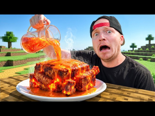 I Ate ONLY Minecraft Food for 24 Hours!
