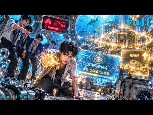 叮！深海回響系統綁定：氧氣剩2分50秒，同學逼下跪，改寫0.0001%概率，廢艙升級二級哨所！#系統流 #深海回響 #萬米深海 #絕境求生 #熱門短劇 #爆款短劇