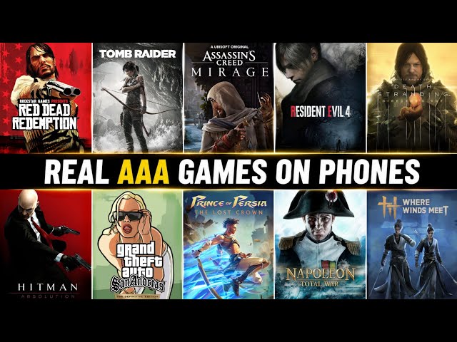 Top 25 PC/Console Games Ported to Android & iOS in 2026 | AAA Mobile Games