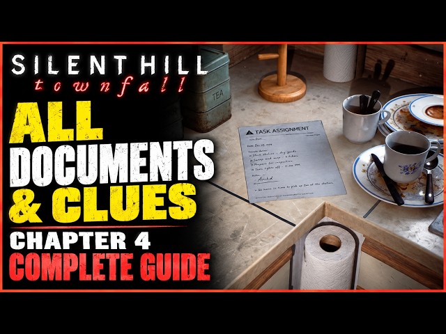 All 11 Documents and Clues Chapter 4 - Silent Hill Townfall
