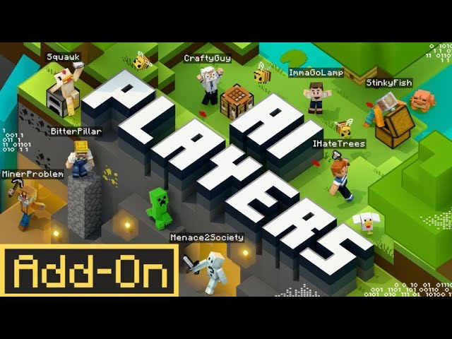 AI Players Add-On 1.26.51+ for MCPE/Bedrock