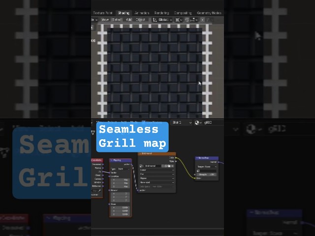 How to Bake Grill Normal Maps in Blender #3dmodeling