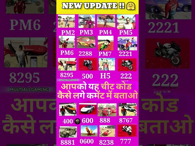 CRAZY CHEAT CODE IN INDIAN BIKE DRIVING 3D