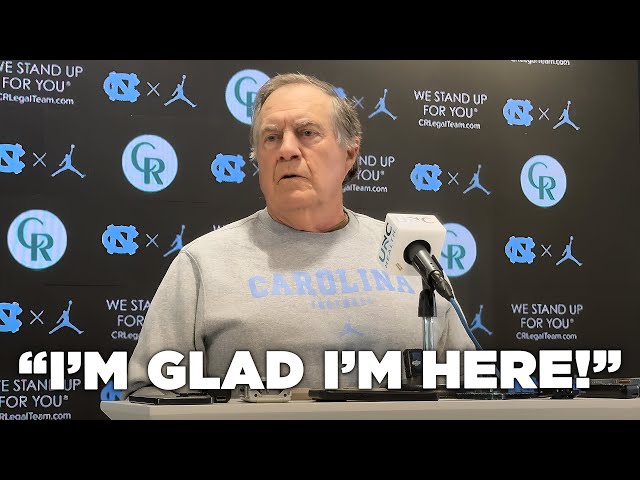 Bill Belichick Addresses Reports On His Future | UNC Football Cal Week Press Conference
