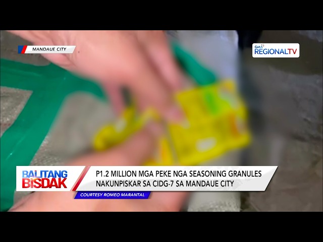 Mga Peke nga Seasoning Granules, Nakunpiskar sa Mandaue City | Balitang Bisdak