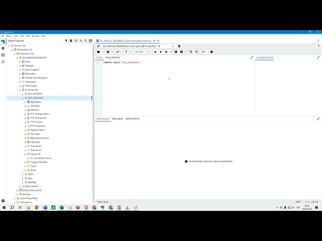 SESION 07 - CREAR TABLA ESPACIAL EN POSTGRESQL UTILIZANDO CODIGO SQL