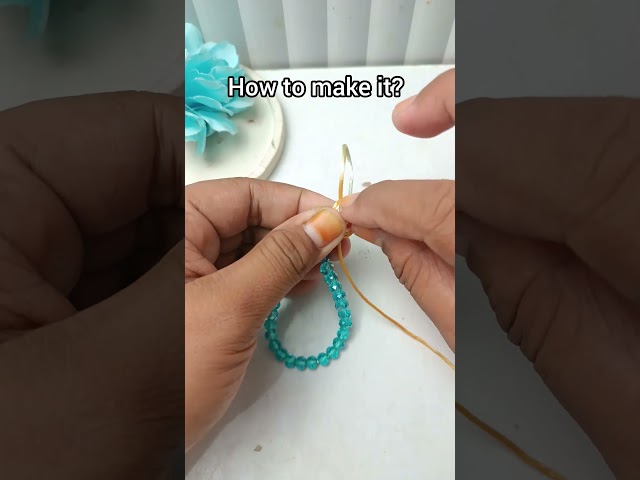 Adjustable easy macrame bracelet tutorial #macramebracelet #beadedbracelet