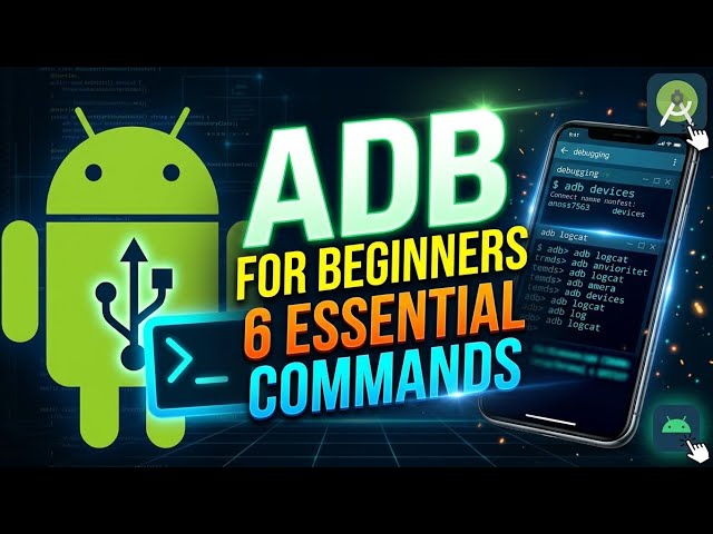 Android ADB Tutorial for Beginners | adb shell command | ADB Commands (Full Guide)