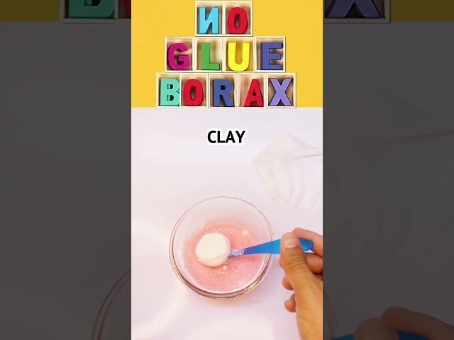 NO GLUE, NO BORAX, VASELINE, FLOUR SLIME #shorts