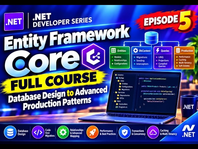 🚀EF Core Masterclass —Database Design, Performance & Advanced Production Patterns- EF CORE EPISODE 5
