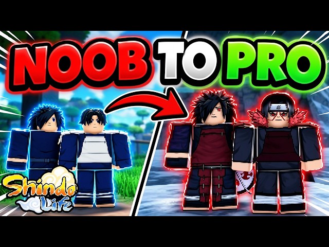 MADARA AND HASHIRMA NOOB TO PRO IN SHINDO LIFE!
