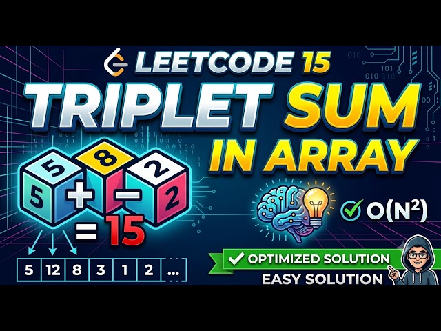 Triplet Sum in Array (3Sum Problem) | Two Pointer Approach Explained