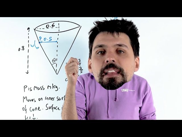 CRAZY Circular Motion In Cone Question | Further Mech 2 Edexcel