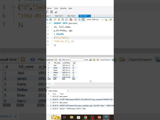 How to Insert a Row in SQL Without Columns
