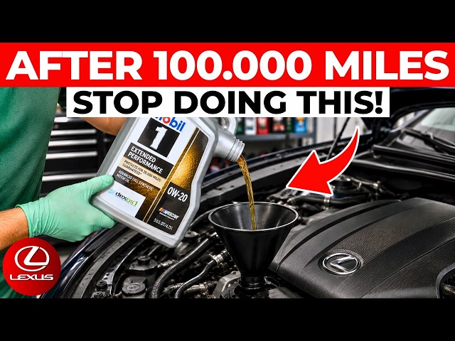 Is Your Lexus at 100k Miles? 4 Maintenance Changes You MUST Make
