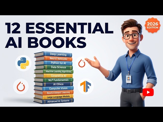 12 Essential AI and Machine Learning Books 2026 | Must-Read Books for Professionals