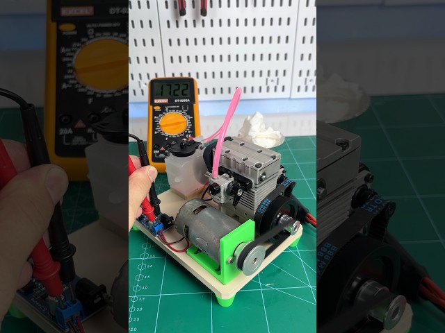 DIY Generator with Nitro Engine #diyengine #diy